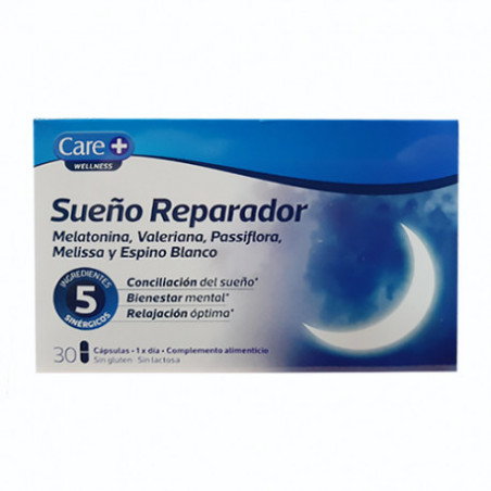 CARE+ WELLNESS SUEÑO REPARADOR 30 CÁPSULAS CARE+ WELLNESS SUEÑO REPARADOR 30 CÁPSULAS