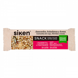 SIKEN BARRITA ANACARDOS ARANDANOS CON AVENA 1U