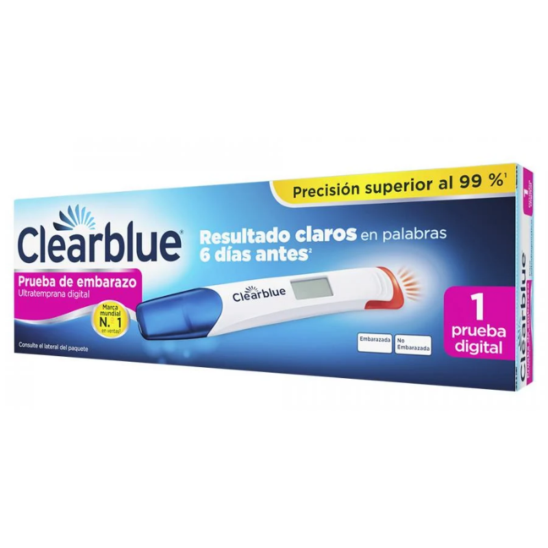 CLEARBLUE PRUEBA EMBARAZO ULTRATEMPRANA DIGITAL