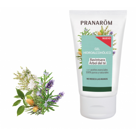 PRANAROM GEL HIDROALCOHÓLICO RAVINTSARA ÁRBOL DEL TÉ 50ML PRANAROM GEL HIDROALCOHÓLICO RAVINTSARA ÁRBOL DEL TÉ 50ML