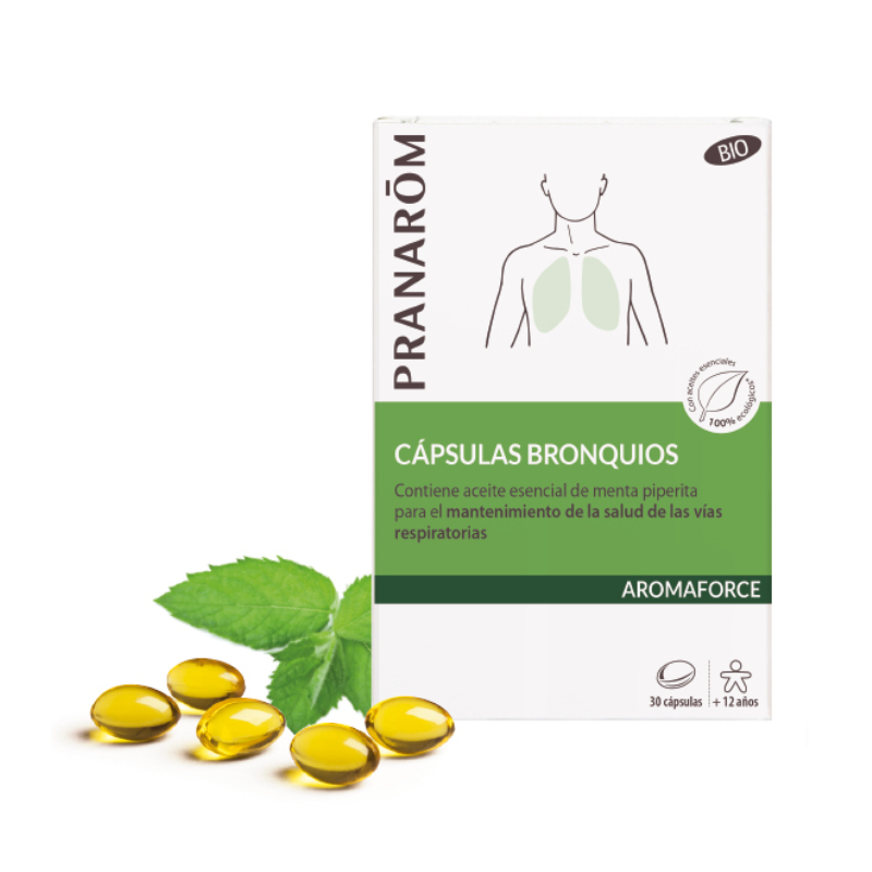 PRANAROM AROMAFORCE BIO BRONQUIOS EUBIAROM 30 CÁPSULAS