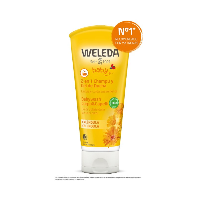 WELEDA BABY CHAMPU GEL DE DUCHA CALENDULA 200ML