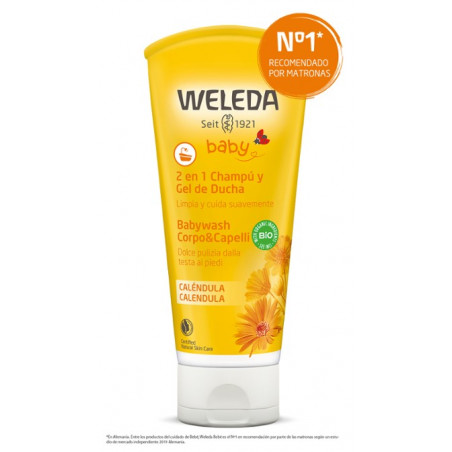 WELEDA BABY CHAMPU GEL DE DUCHA CALENDULA 200ML