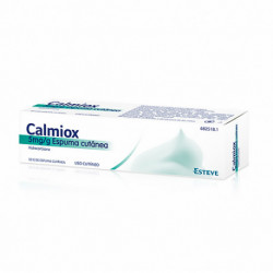 CALMIOX 5 mg/g ESPUMA CUTANEA