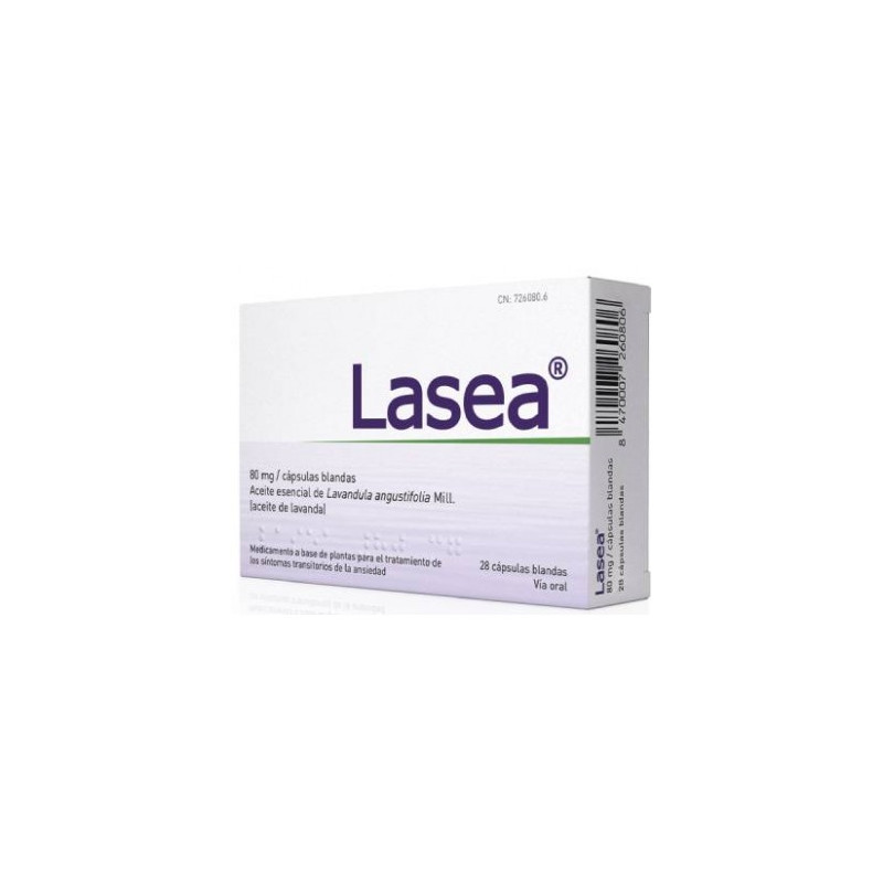 LASEA 80 MG CAPSULAS BLANDAS