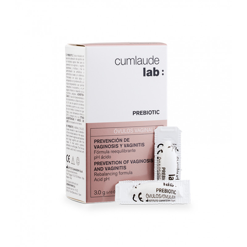 CUMLAUDE LAB PREBIOTIC OVULOS VAGINALES 10U