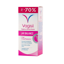 VAGISIL GEL PH BALANCE CON PREBIOTIC PACK 2x250ML