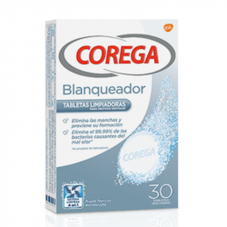 COREGA BLANQUEADOR LIMPADOR PROTESIS DENTALES 30 TABLETAS