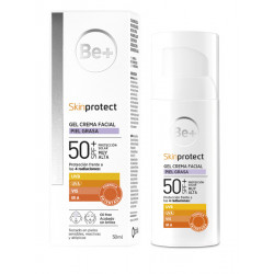 BE+ SKIN PROTECT GEL CREMA FACIAL PIEL GRASA FOTOPROTECTOR SPF50+ 50ML