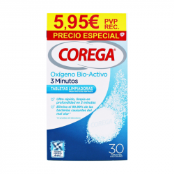 COREGA OXIGENO BIO-ACTIVO PASTILLAS LIMPIEZA