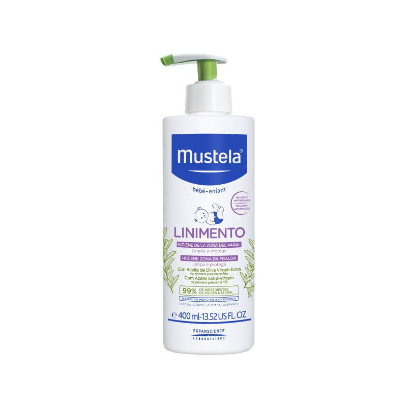 MUSTELA LINIMENTO HIGIENE ZONA PAÑAL CON ACEITE OLIVA