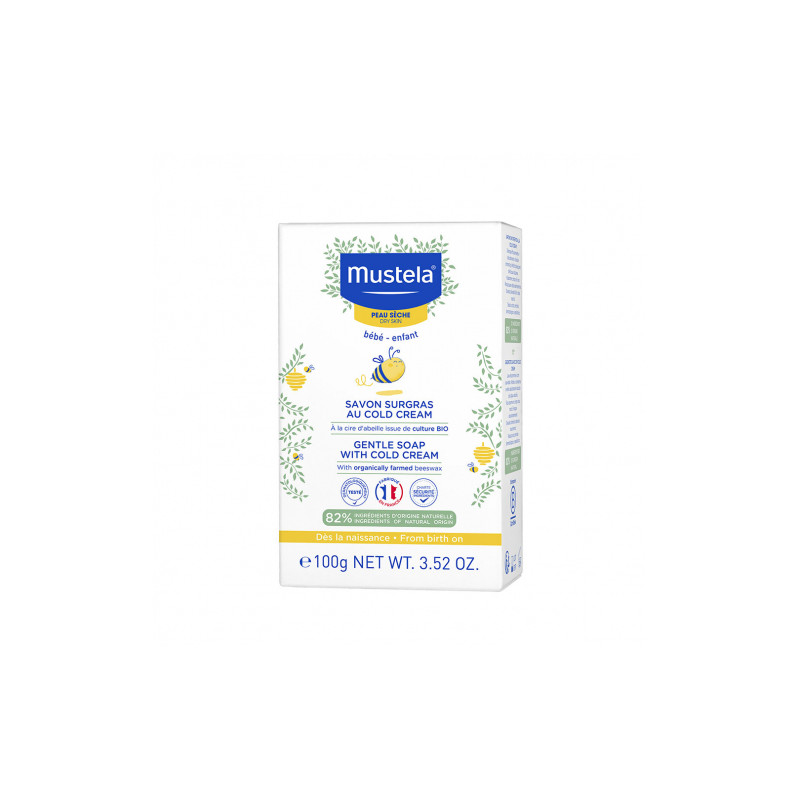 MUSTELA JABON SOBREGRASO AL COLD CREAM 100 G