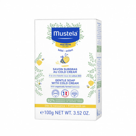 MUSTELA JABON SOBREGRASO AL COLD CREAM 100 G