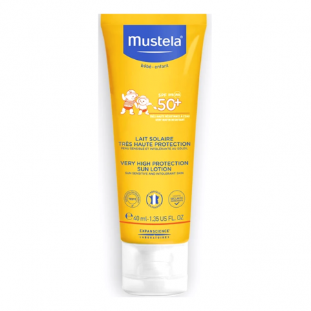 MUSTELA LECHE SOLAR PROTECCION SOLAR 50+SPF 40ML