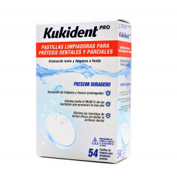 KUKIDENT PRO PASTILLAS LIMPIADORAS PARA PROTESIS DENTALES 54U