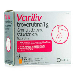 VARILIV TROXERUTINA 1 g GRANULADO PARA SOLUCION ORAL