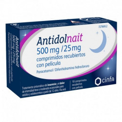 ANTIDOLNAIT 500 MG/25 MG COMPRIMIDOS RECUBIERTOS CON PELICULA