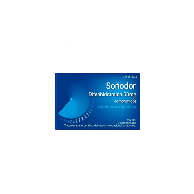 SOÑODOR 50 mg COMPRIMIDOS