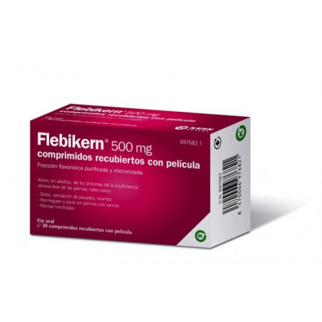 FLEBIKERN 500MG COMPRIMIDOS RECUBIERTOS CON PELICULA