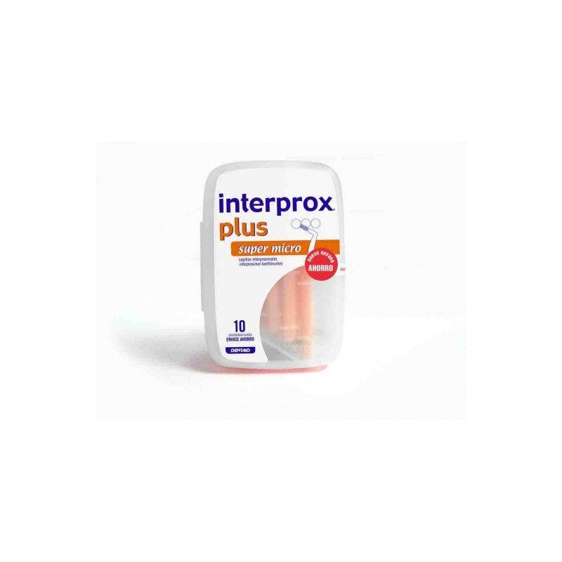 INTERPROXIMAL PLUS CEPILLO SUPER MICRO ENVASE AHORRO 10 UNIDADES