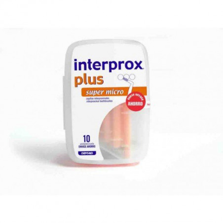 INTERPROXIMAL PLUS CEPILLO SUPER MICRO ENVASE AHORRO 10 UNIDADES