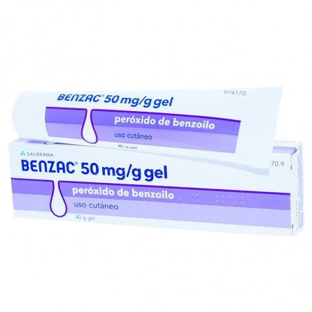 BENZAC 50 MG/G GEL