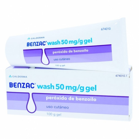 BENZAC WASH 50 MG/G GEL