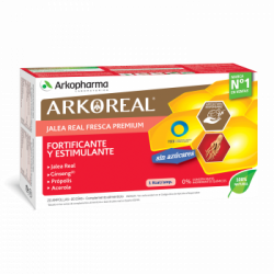 ARKOREAL JALEA REAL FRESCA PREMIUM FORTIFICANTE ESTIMULANTE 20 AMPOLLAS