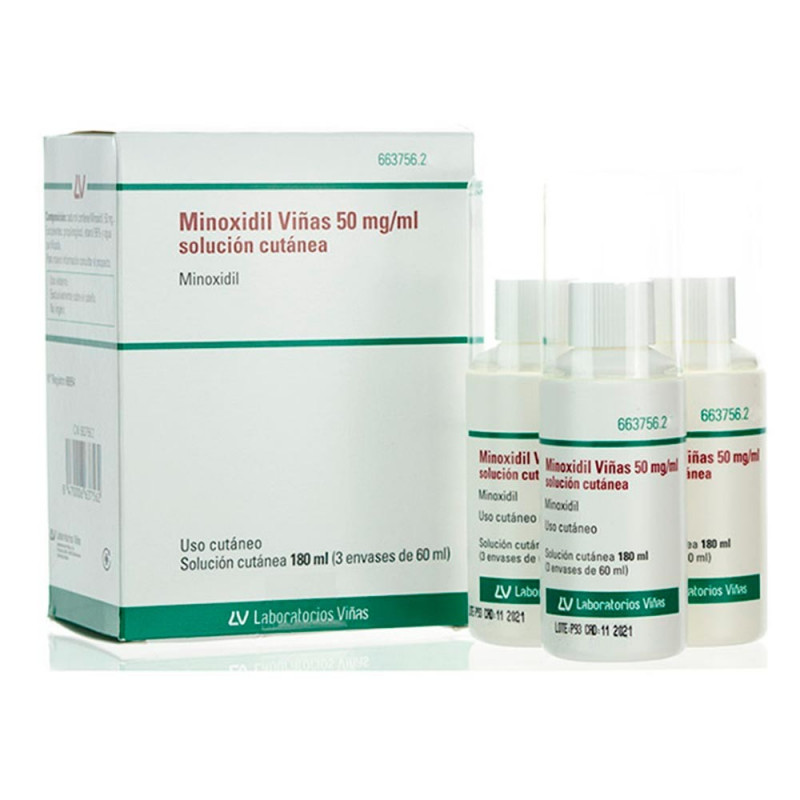 VIÑAS MINOXIDIL 50 MG/ML SOLUCIÓN CUTÁNEA