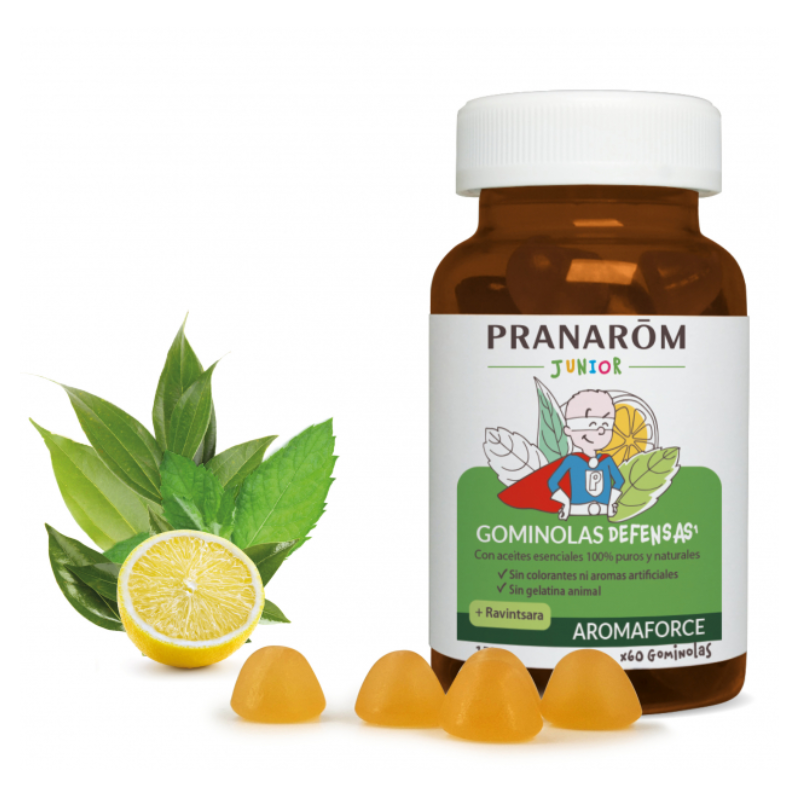 PRANAROM AROMAFORCE JUNIOR DEFENSAS 60 GOMINOLAS