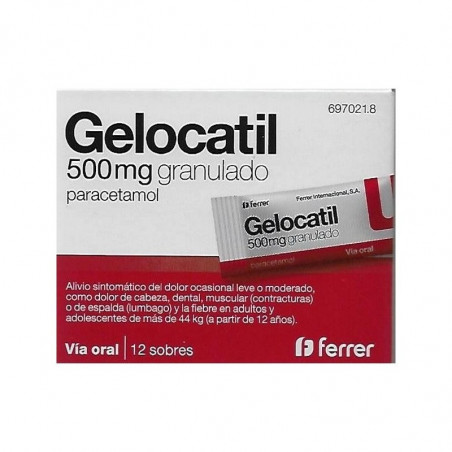 GELOCATIL 500 mg GRANULADO