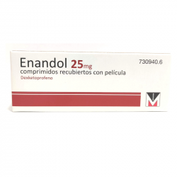 ENANDOL 25 mg COMPRIMIDOS RECUBIERTOS