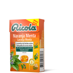 RICOLA CARAMELOS NARANJA MENTA