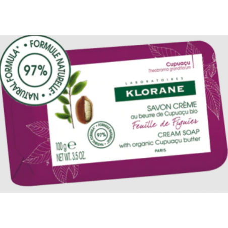 KLORANE JABÓN PASTILLA FEUILLE DE FIGUIER 100G KLORANE JABÓN PASTILLA FEUILLE DE FIGUIER 100G