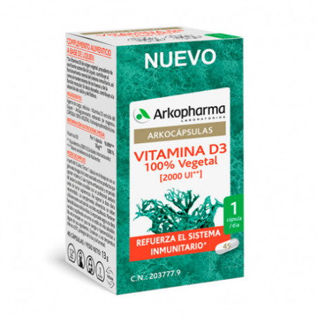 Arkocápsulas Vitamina D3 Arkocápsulas Vitamina D3