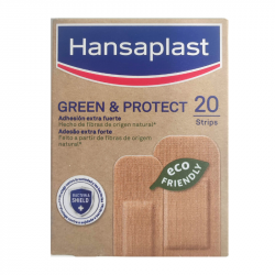 HANSAPLAST GREEN & PROTECT TIRITAS CORTADAS 20U