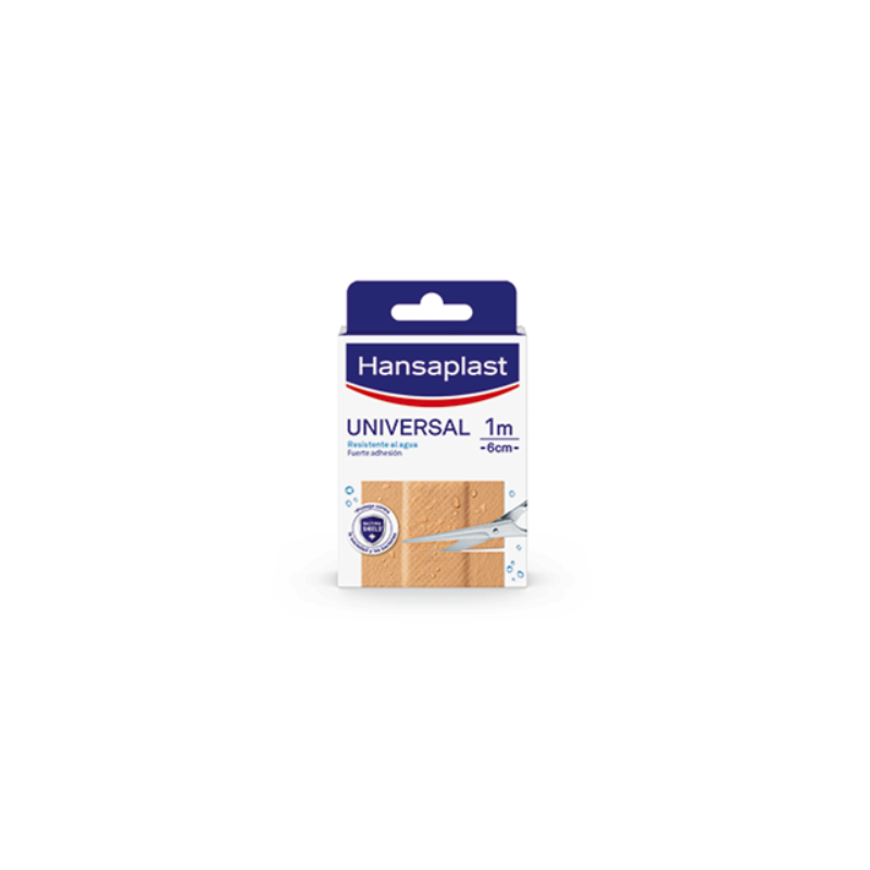 HANSAPLAST TIRITAS UNIVERSAL SIN CORTAR 1MX6CM