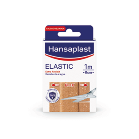 HANSAPLAST TIRITAS TELA ELASTIC SIN CORTAR 1MX6CM