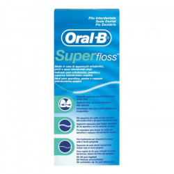 ORALB SUPERFLOSS SEDA DENTAL ORTODÒNCIA 1U