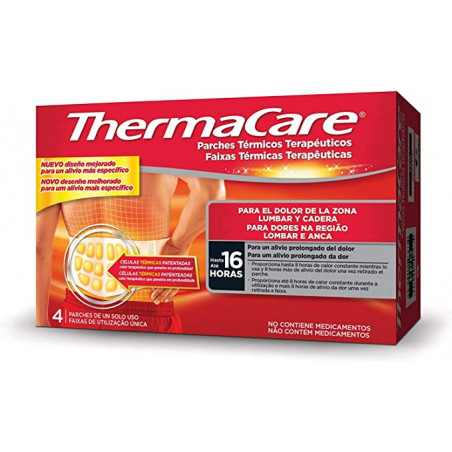 THERMACARE ZONA LUMBAR Y CADERA  4 PARCHES