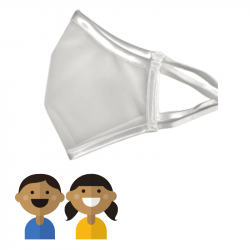ENNAGE MASCARILLA TRASLÚCIDA HIGIÉNICA REUTILIZABLE INFANTIL 1U