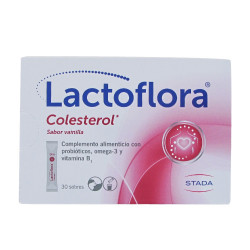 Lactaflora colesterol sabor vainilla 30 sobres.