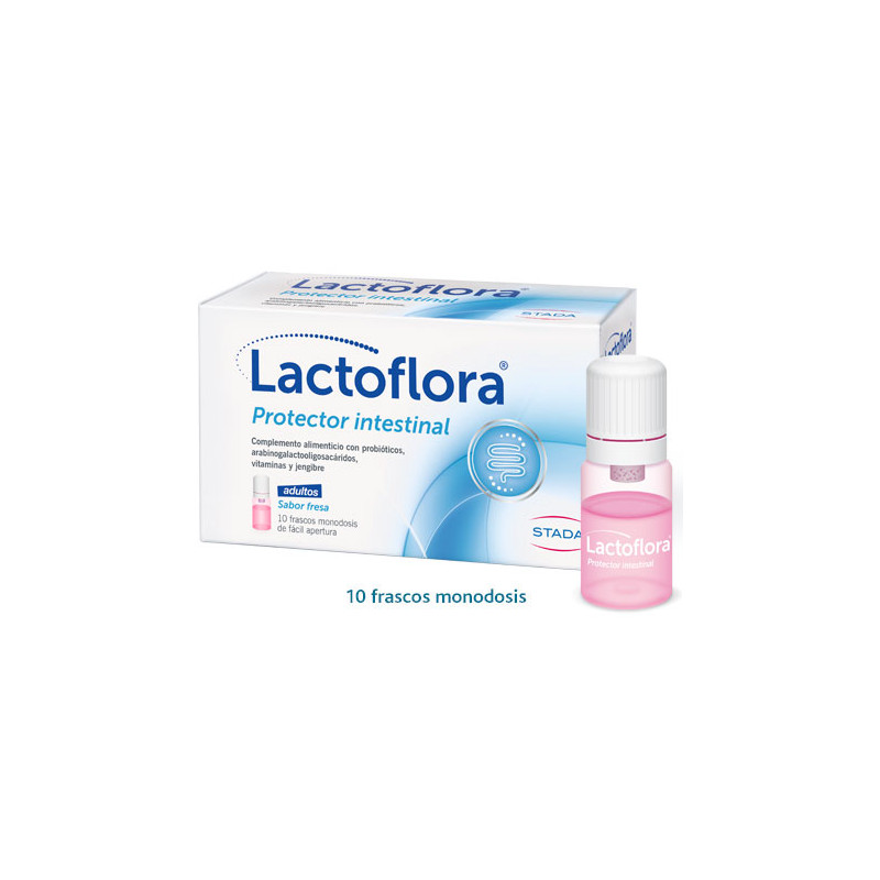 LACTOFLORA PROTECTOR INTESTINAL ADULTOS 10 VIALES