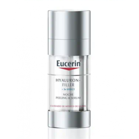 EUCERIN HYALURON FILLER 3xEFFECT PEELING & SERUM NOCHE 30ML