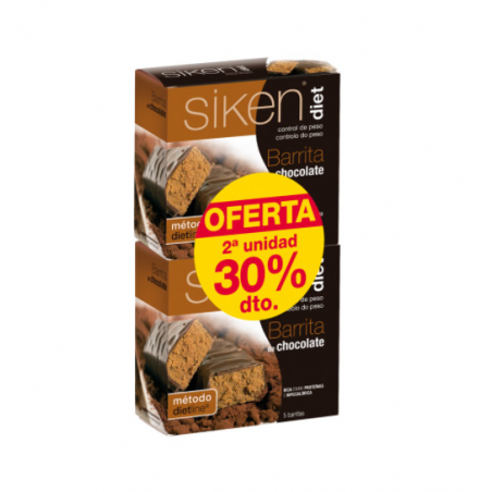 SIKEN DIET BARRITAS CHOCOLATE DUPLO 5U+5U SIKEN DIET BARRITAS CHOCOLATE DUPLO 5U+5U