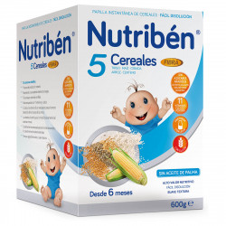 NUTRIBEN PAPILLA 5 CEREALES FIBRA 600G