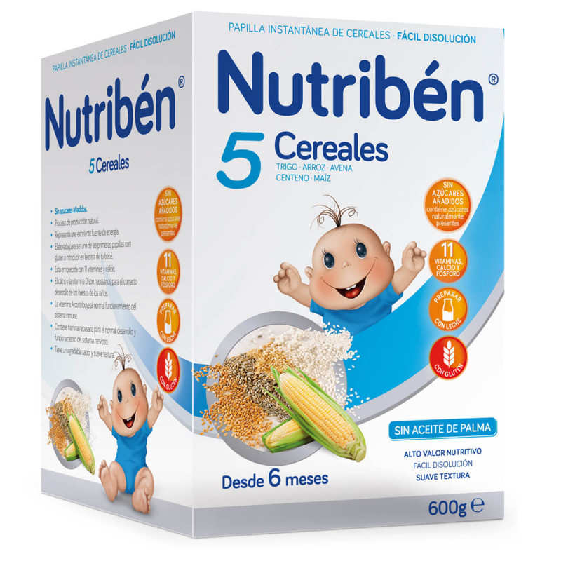 Comprar Nutribén Innova Zero Papilla de Cereales sin Gluten para