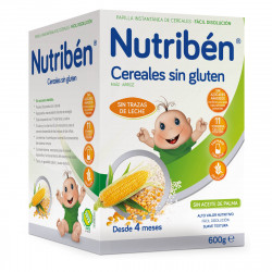 NUTRIBEN PAPILLA CEREALES SIN GLUTEN 600G