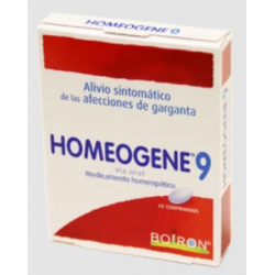 HOMEOGENE 9 AFECIONES DE GARGANTA 60 COMPRIMIDOS