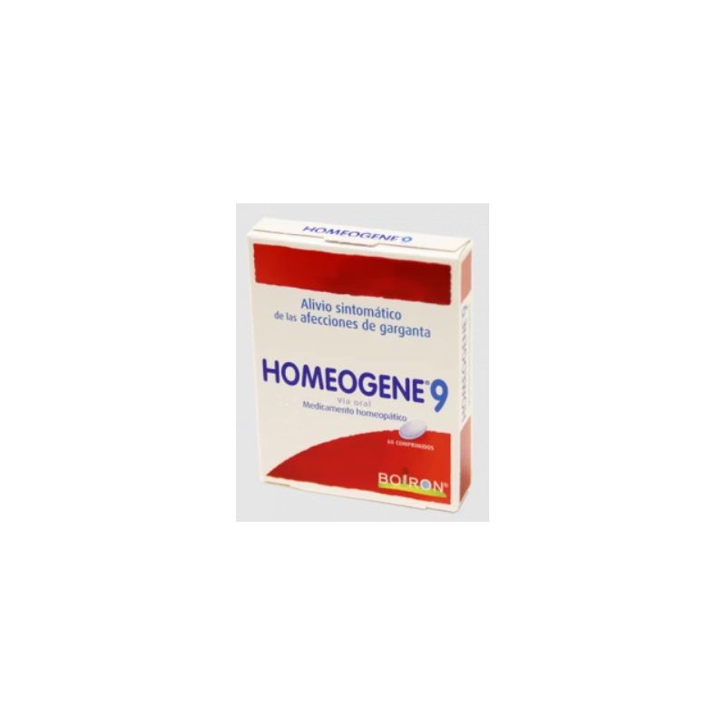 HOMEOGENE 9 AFECIONES DE GARGANTA 60 COMPRIMIDOS